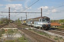 BB 67259 et Train de Machines à Cesson