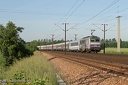 BB 26163 et Train Paris-Moscou à Villenoy