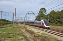 TGV EuroDuplex 893 en livrée "Rugby" à Solférino